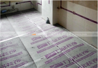 地面瓷磚、石材保護(hù)工藝