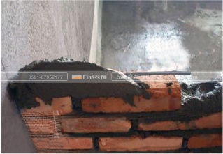 新舊墻體植筋、纖維網(wǎng)搭接工藝