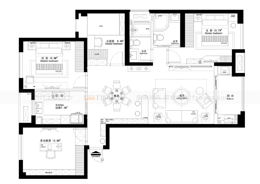 福州裝修設(shè)計-- 平面圖.jpg